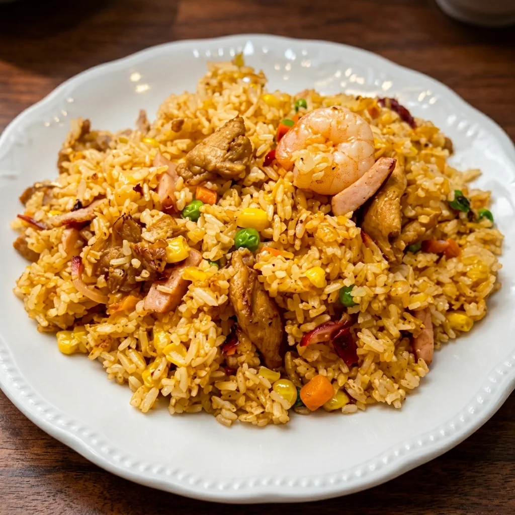 Thai fried rice dish at T&Q VietMeal Vietnamese restaurant in Saskatoon